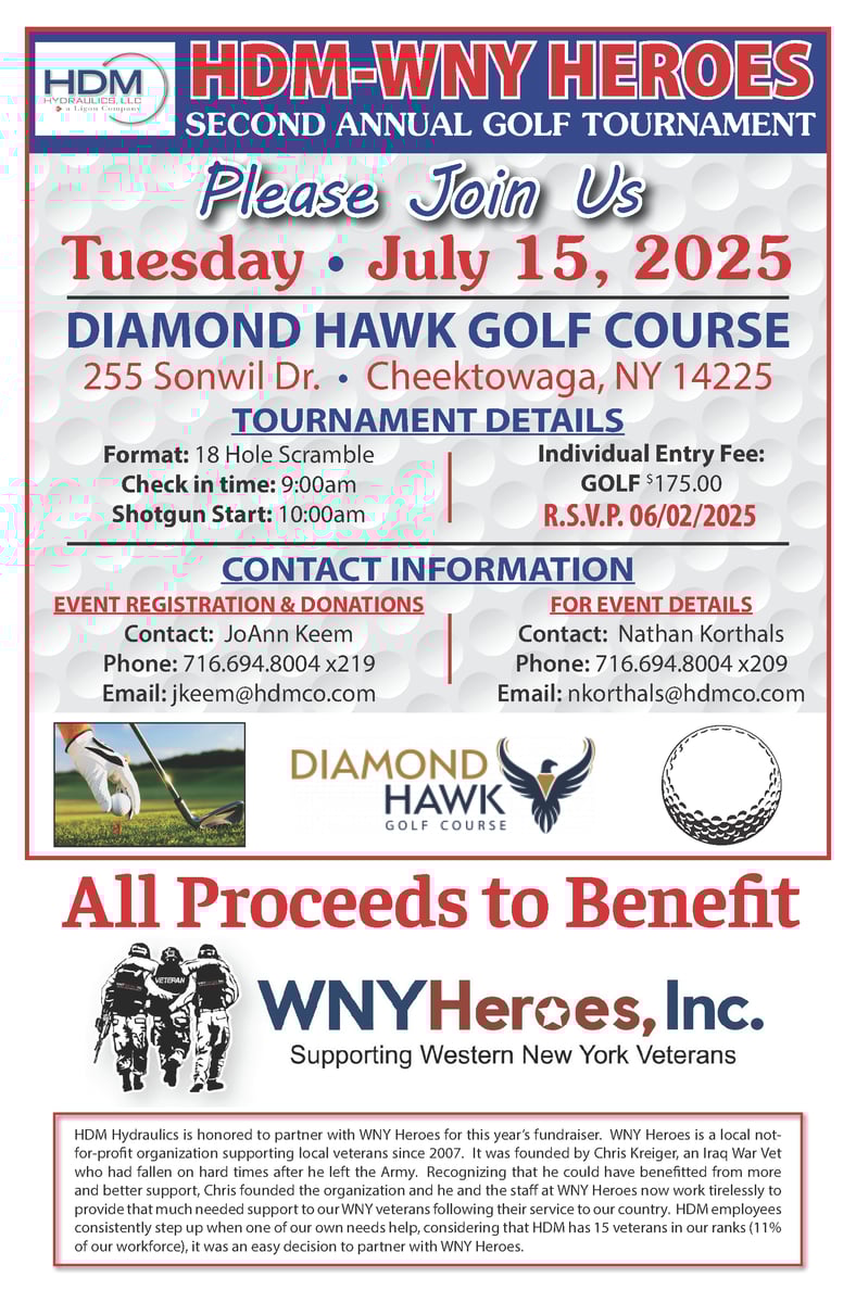 HDM Hydraulics 2025 Golf Tournament